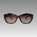 Gafas de sol oversize con estampado de carey