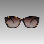 Gafas de sol oversize con estampado de carey