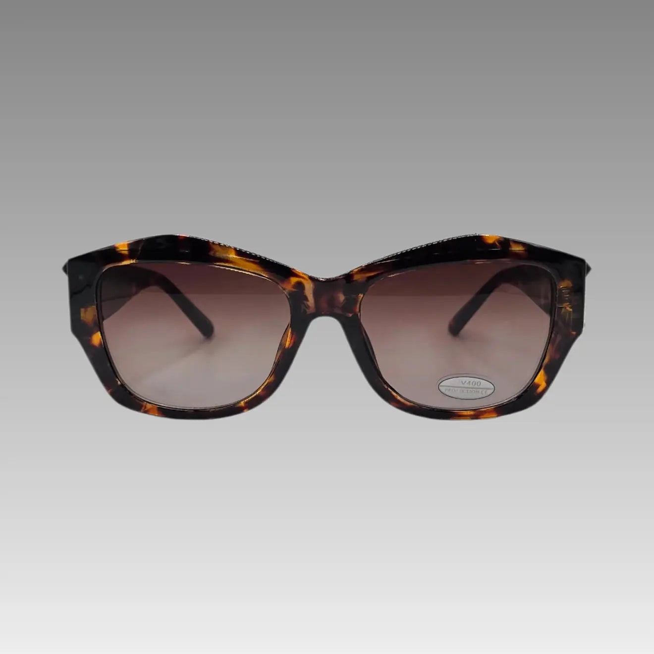 Gafas de sol oversize con estampado de carey