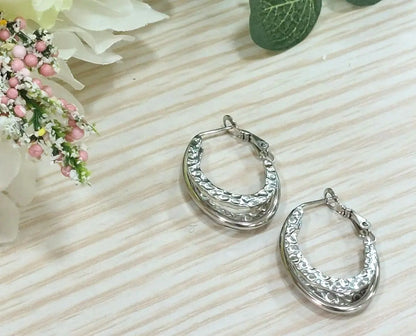 Orecchini 3-in-1 Silver Splendi