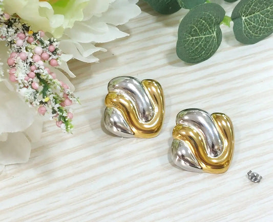 Orecchini Bicolore Onda Splendi