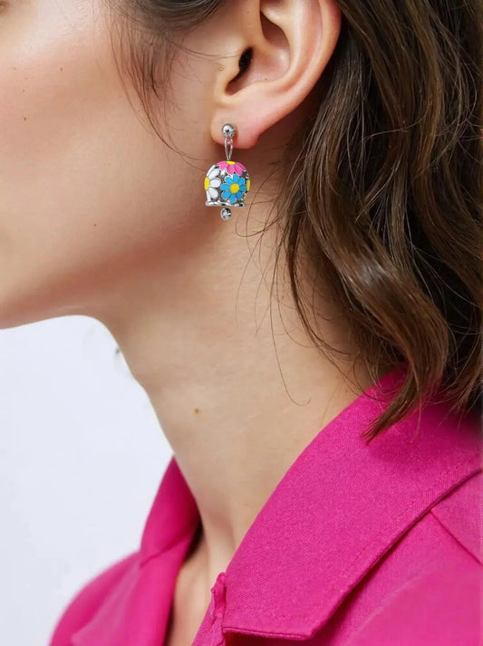 Orecchini Campanella Flower Silver Splendi