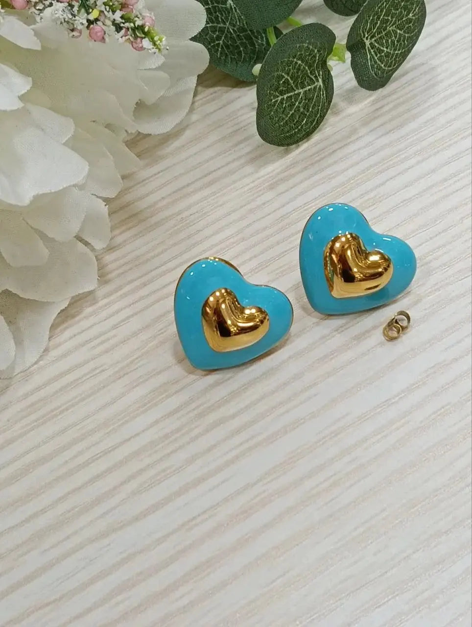 Orecchini Cuore Fluo Splendi