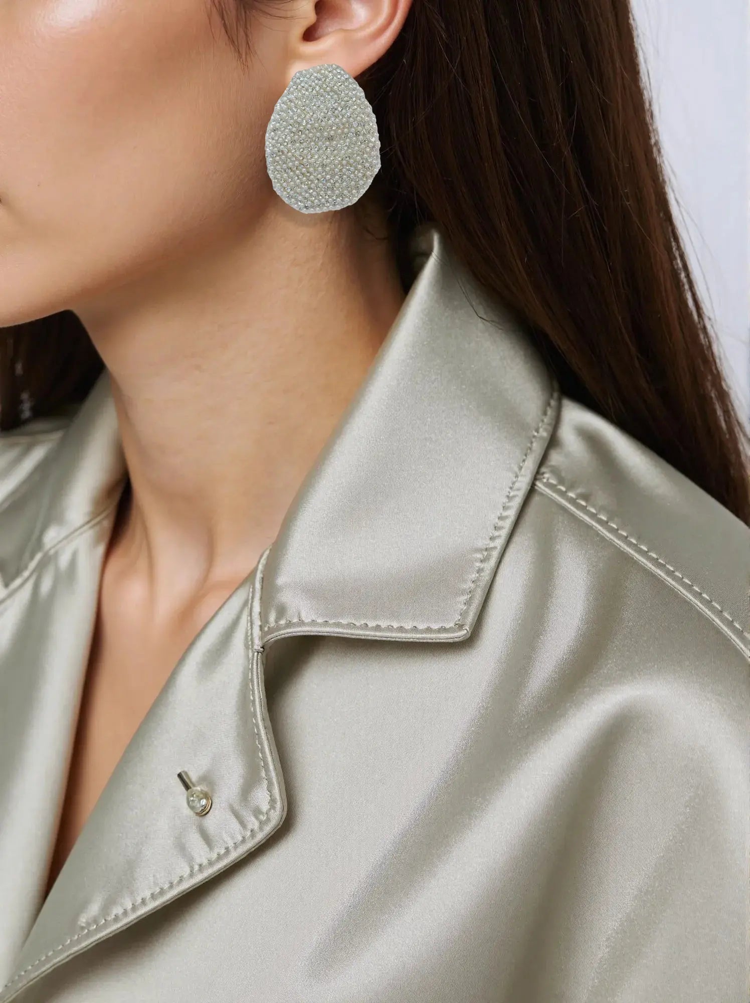 Orecchini Petalo Di Strass Splendi