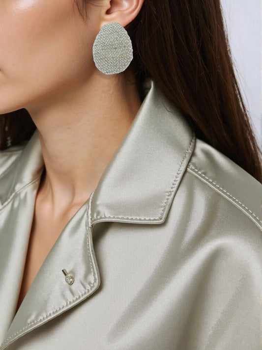 Orecchini Petalo Di Strass Splendi