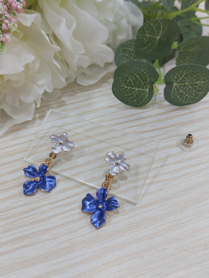 Orecchini Smalti Satin Fiori Splendi