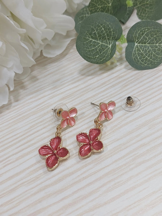 Orecchini Smalti Satin Fiori Splendi