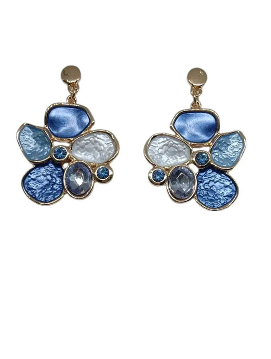 Orecchini Smalti Satin Flower Splendi