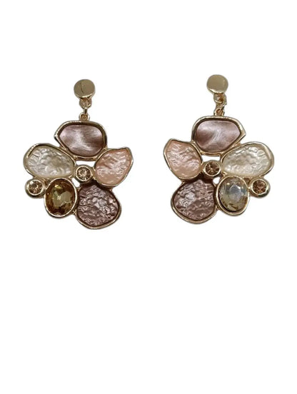 Orecchini Smalti Satin Flower Splendi