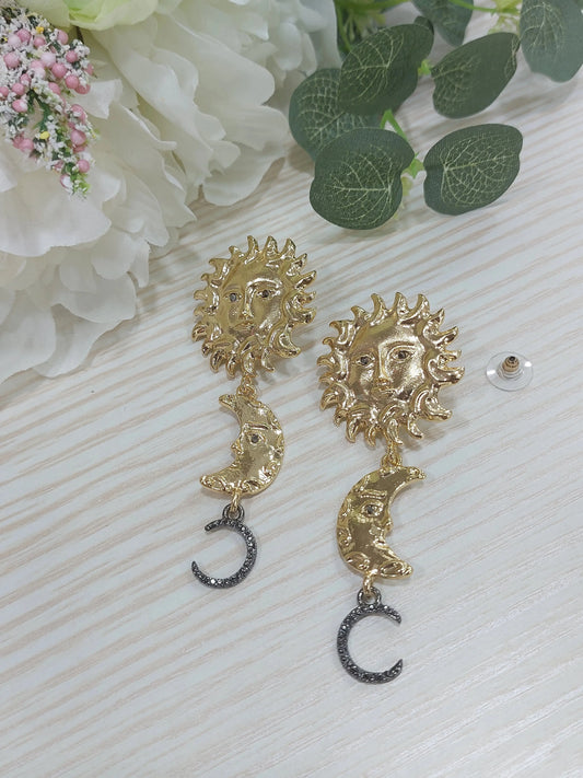 Orecchini Sole Luna Splendi