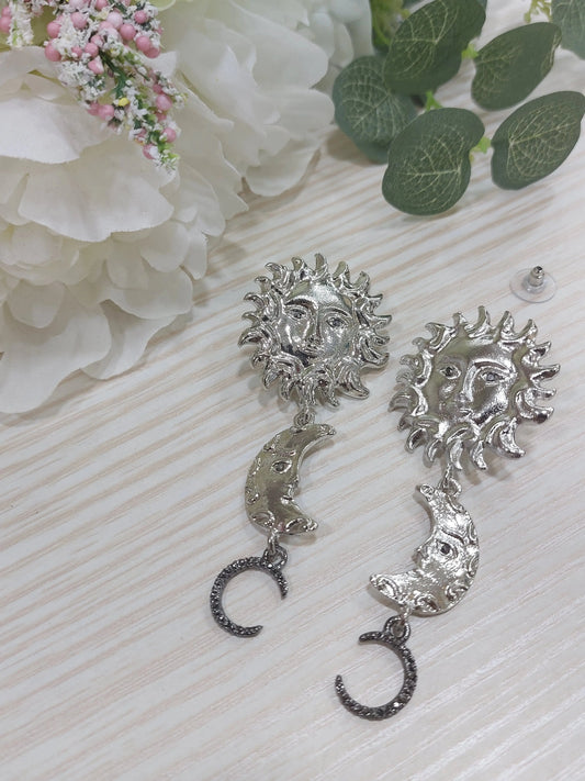 Orecchini Sole Luna Splendi