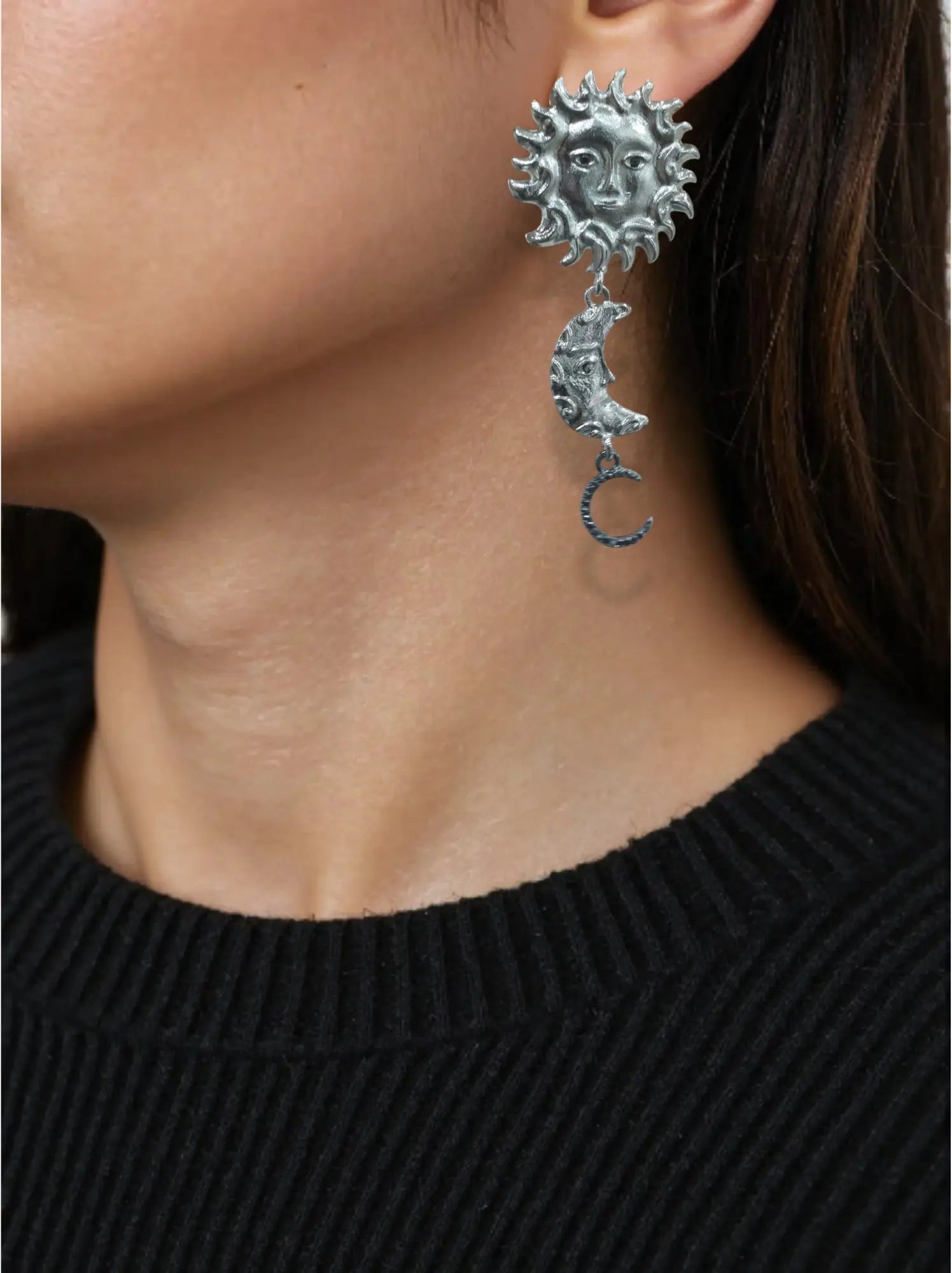 Orecchini Sole Luna Splendi