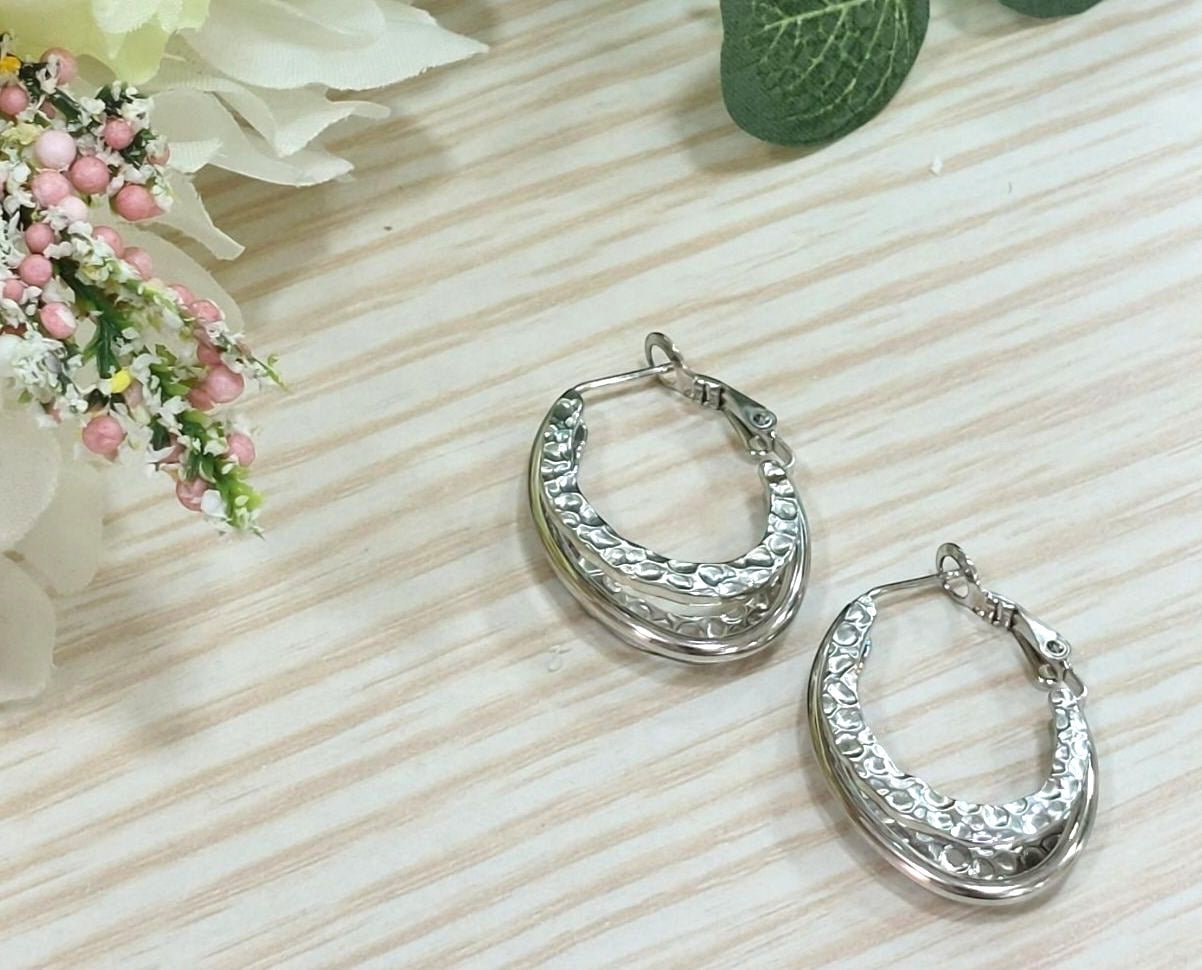 Orecchini 3-in-1 Silver