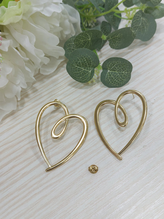 Orecchini Cuore Stiloso