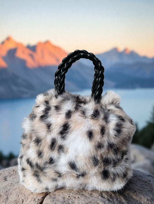 Borsa In Pelliccia Sintetica Baci E Abbracci