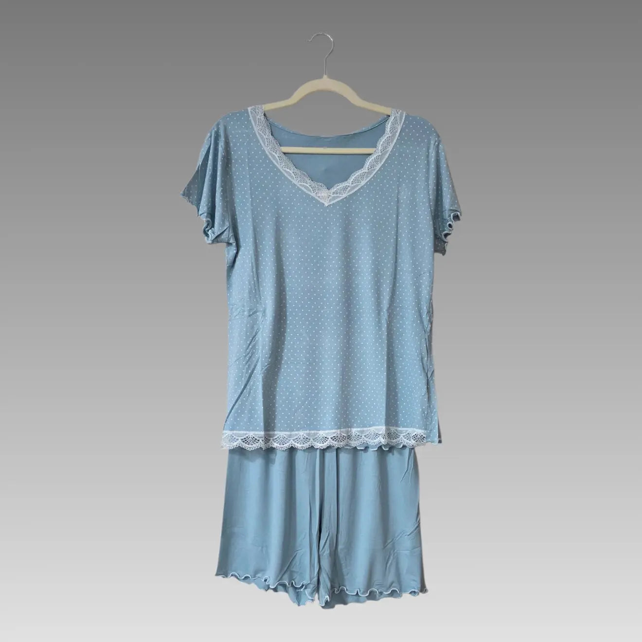 Pijama de verano de lunares