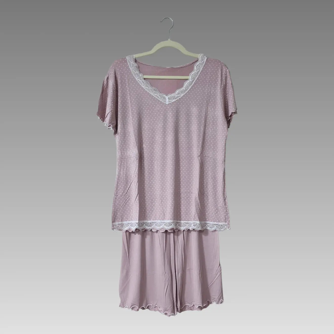Pijama de verano de lunares