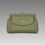 Cartera tipo clutch con cierre de boquilla Baci & Abbracci