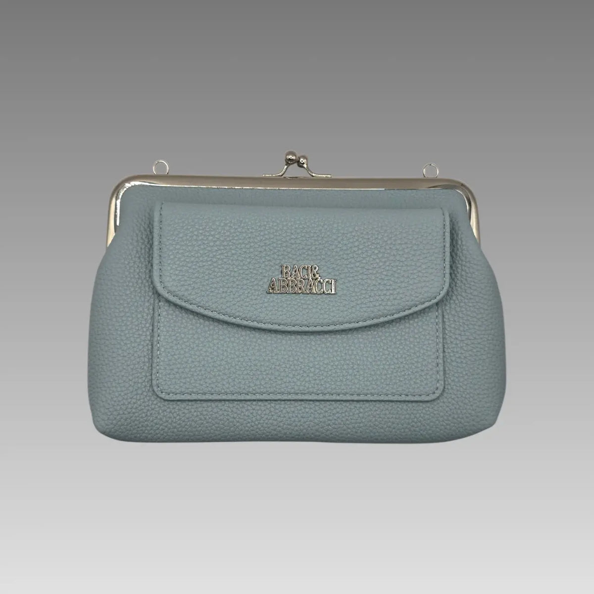 Cartera tipo clutch con cierre de boquilla Baci & Abbracci