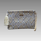Clutch Summer con trenzado geométrico Baci&Abbracci
