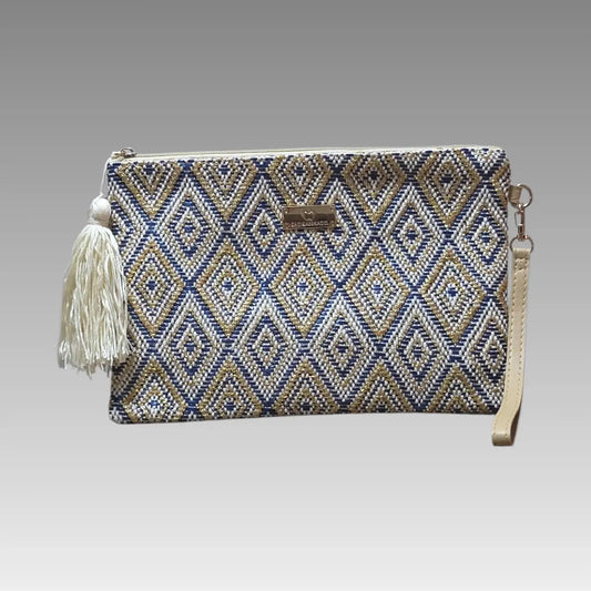 Pochette Summer con Intreccio Geometrico Baci&Abbracci