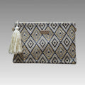 Clutch Summer con trenzado geométrico Baci&Abbracci