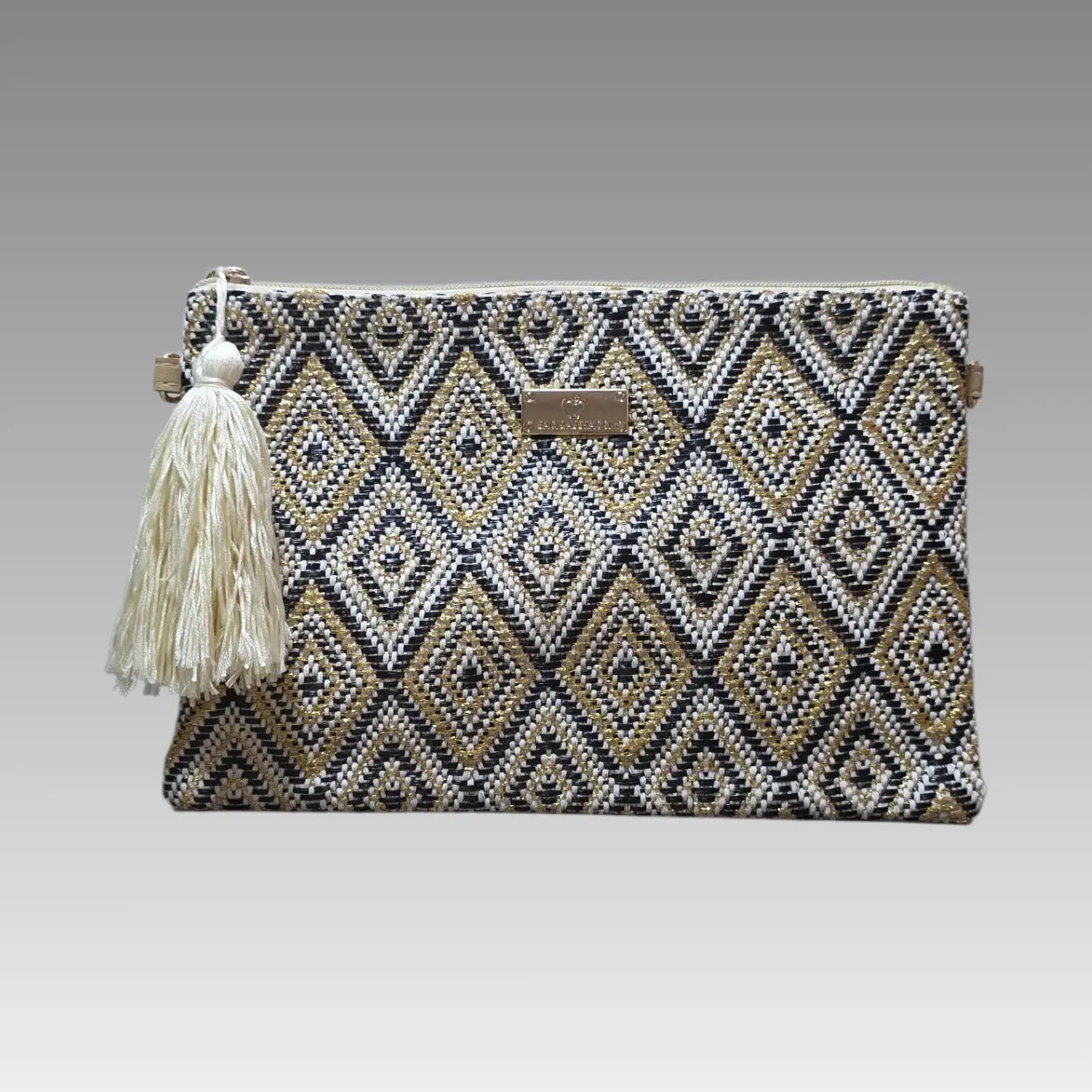 Pochette Summer con Intreccio Geometrico Baci&Abbracci