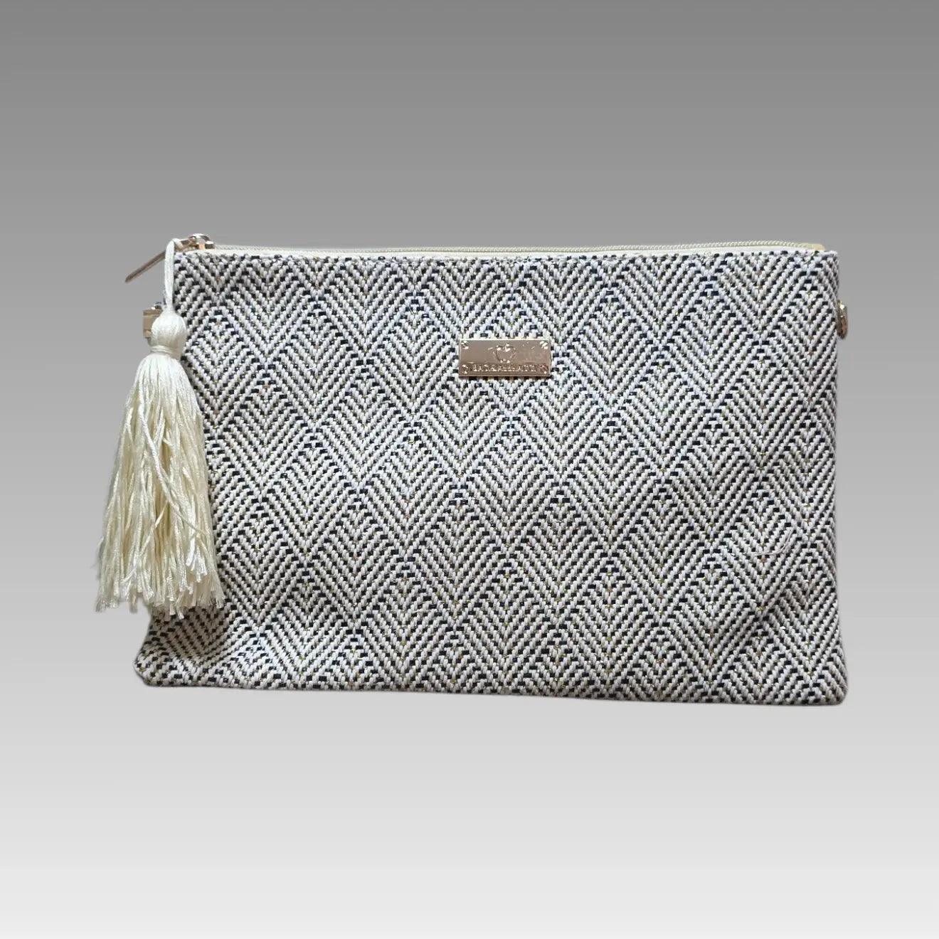 Clutch Summer con trenzado geométrico Baci&Abbracci
