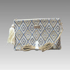 Clutch Summer con trenzado geométrico Baci&Abbracci