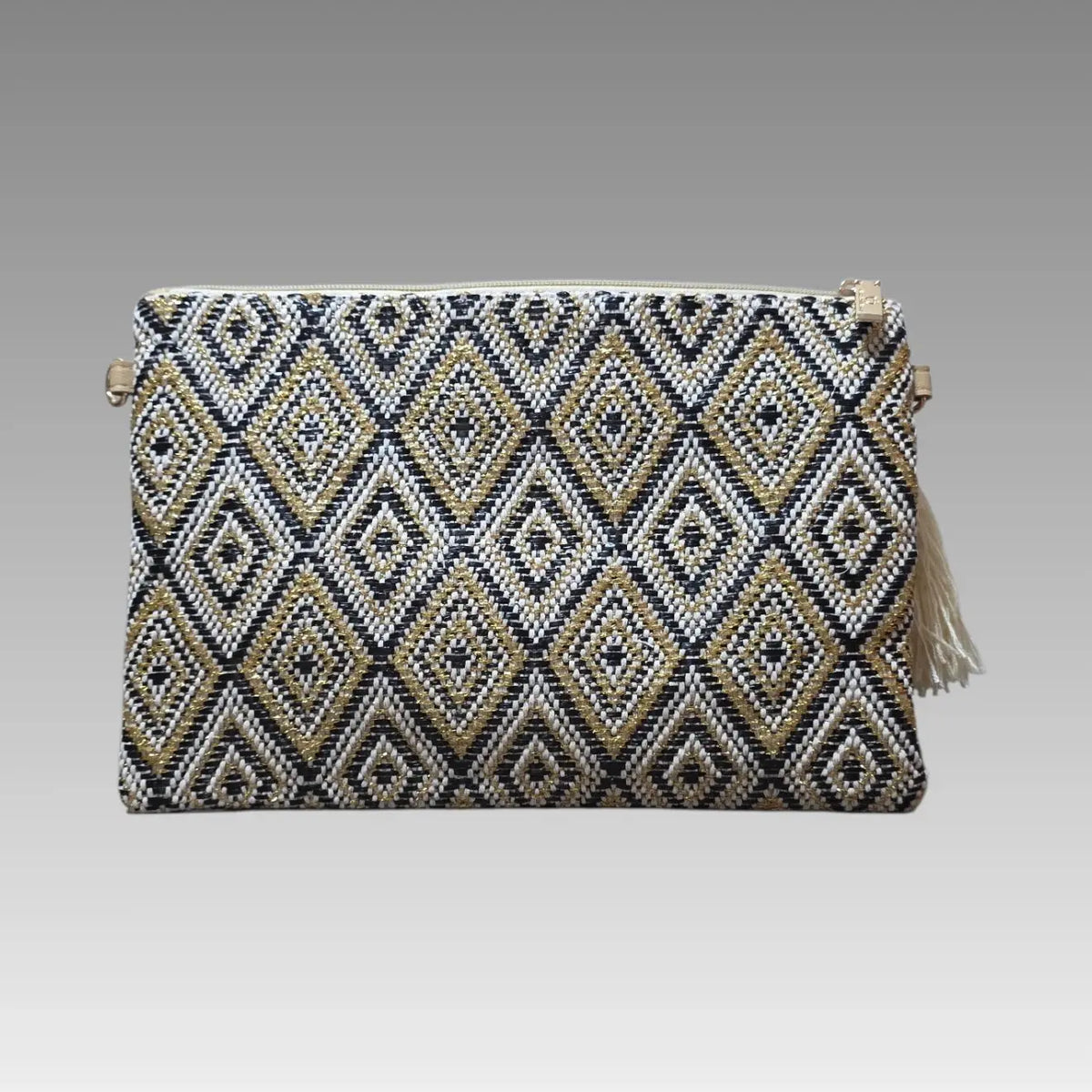 Clutch Summer con trenzado geométrico Baci&Abbracci