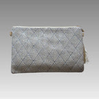 Clutch Summer con trenzado geométrico Baci&Abbracci