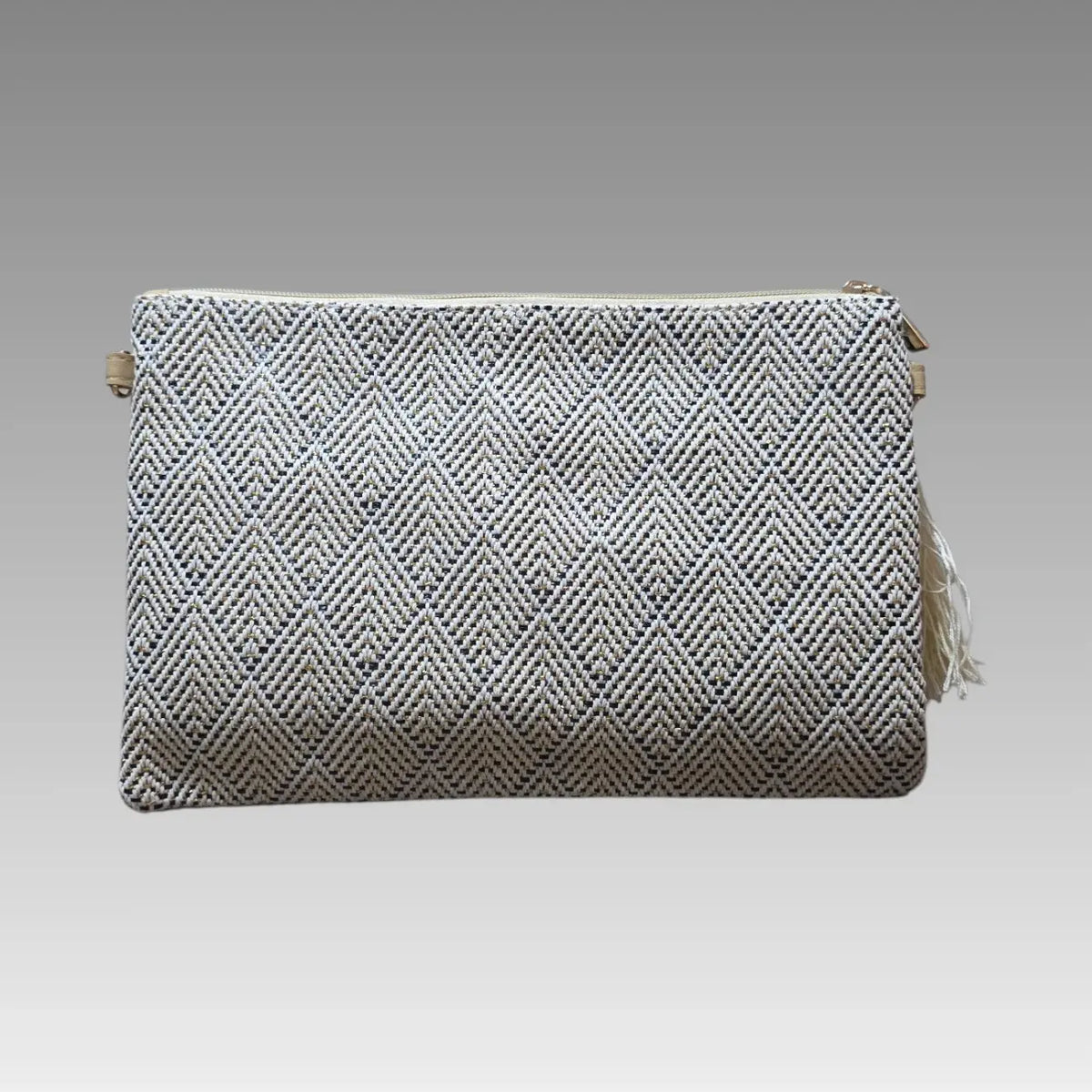Clutch Summer con trenzado geométrico Baci&Abbracci