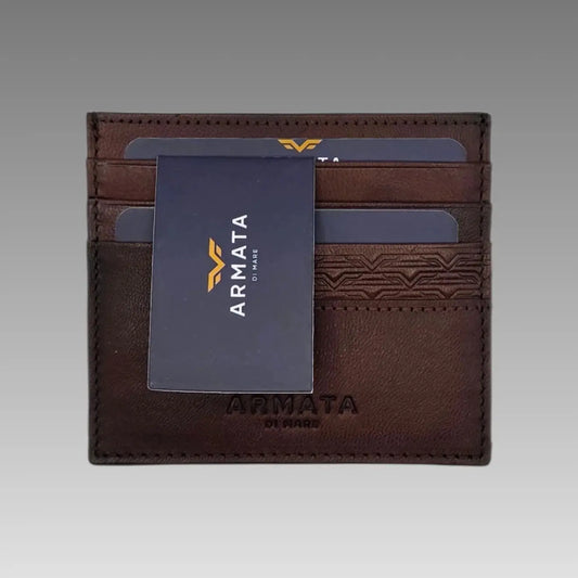 Porte-Cartes en Cuir Véritable Armata di Mare