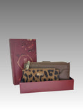 Cartera con inserto animal print Coveri Collection