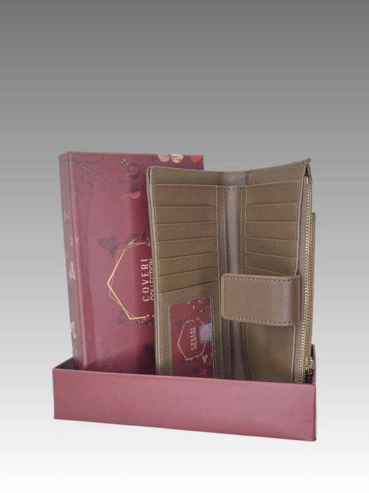 Portefeuille avec insert animalier Coveri Collection
