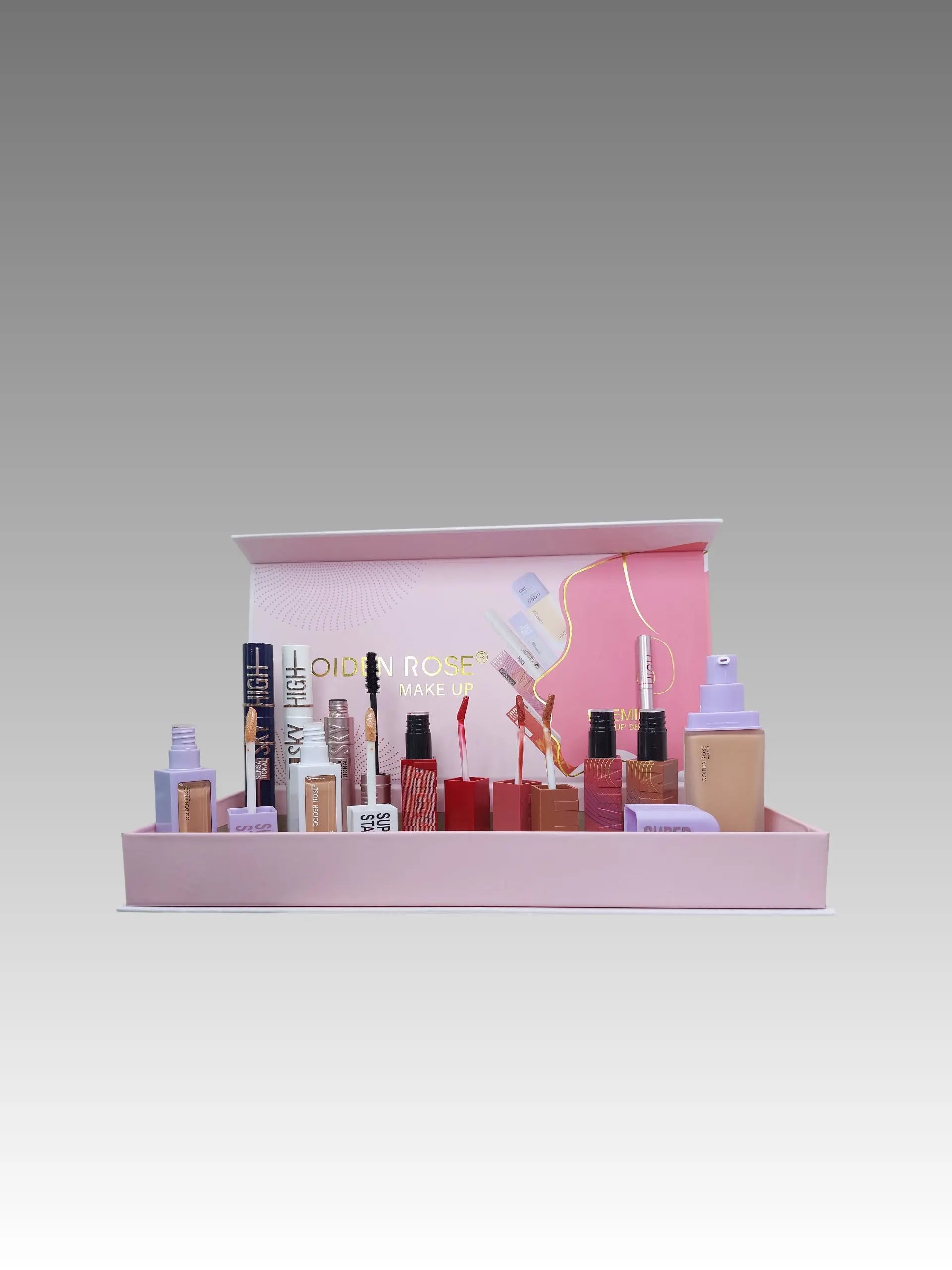 Qoiden Rose Make Up Premium Set Box Splendi