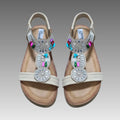 Sandalo Basso Gioiello Con Strass Splendi