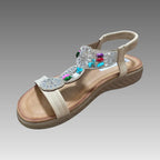 Sandalo Basso Gioiello Con Strass Splendi