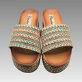 Sandalia Boho Turquesa