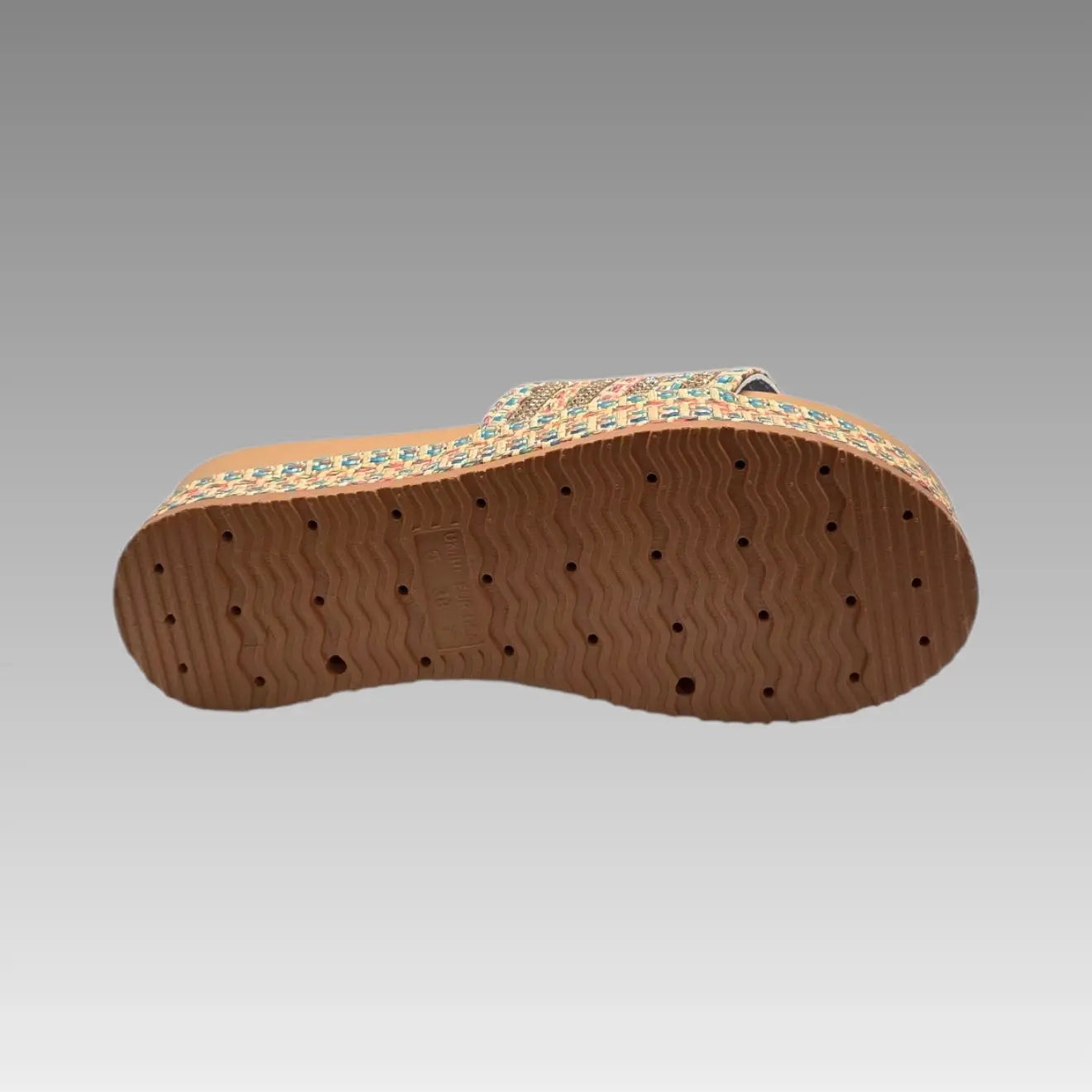 Sandalia Boho Turquesa