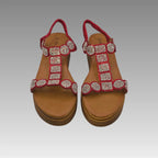 Sandalia Comfort joya roja