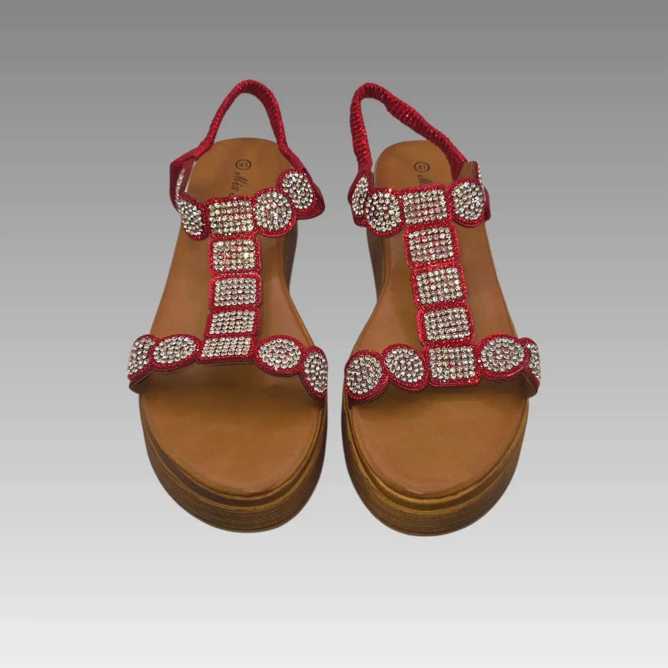 Sandalia Comfort joya roja