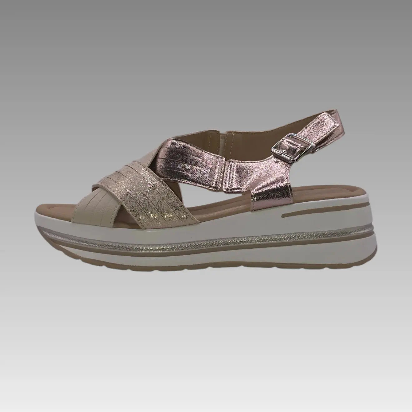 Sandalia Comfort Gold