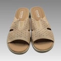 Sandalia Comfort calada Beige