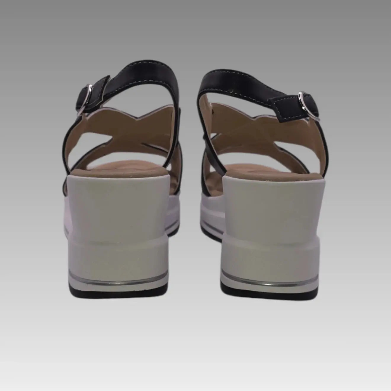 Sandalo Comfort con Zeppa Alta
