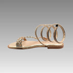 Sandalia espiral joya