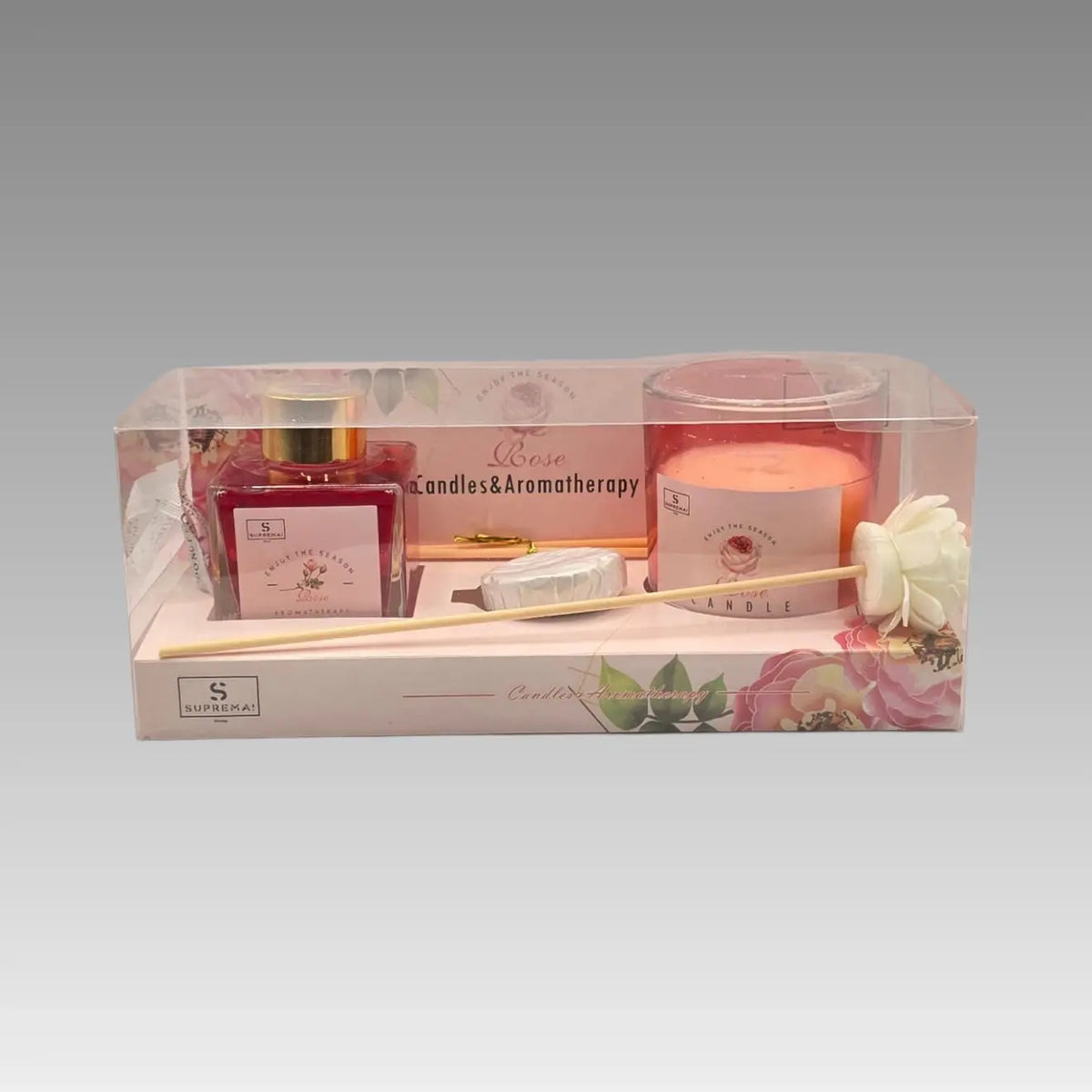 Set de velas y aromaterapia
