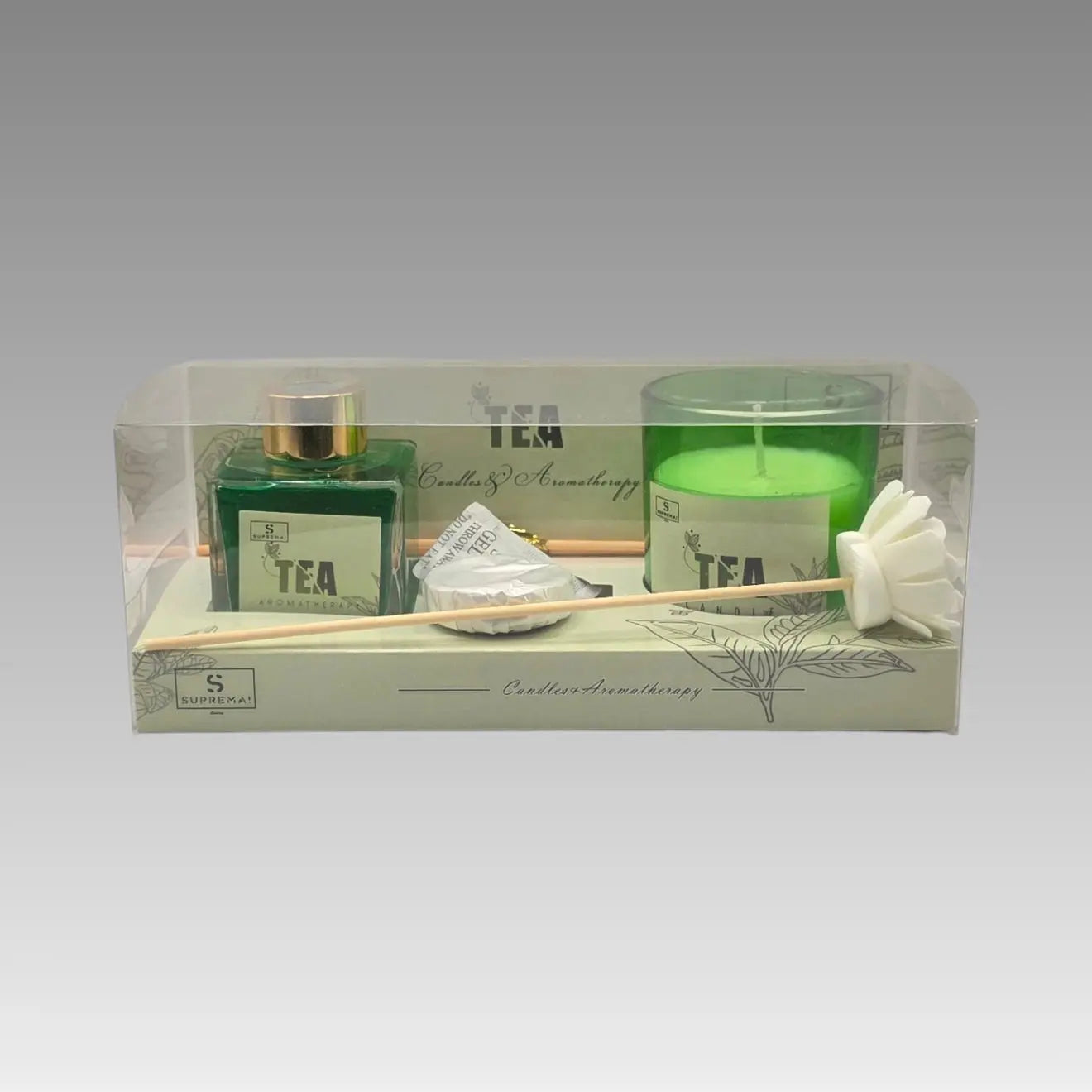 Set de velas y aromaterapia
