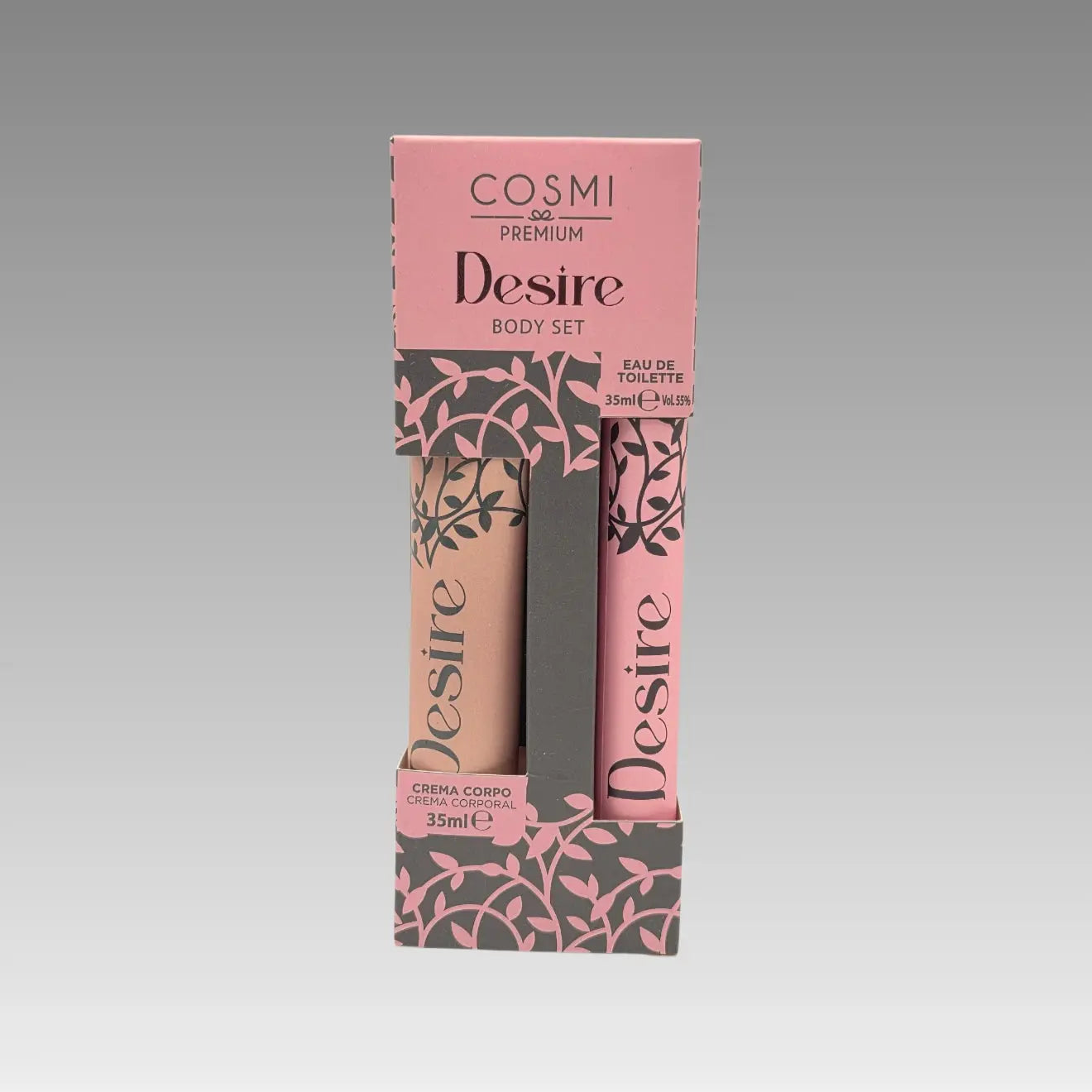 Set de crema corporal y EDT