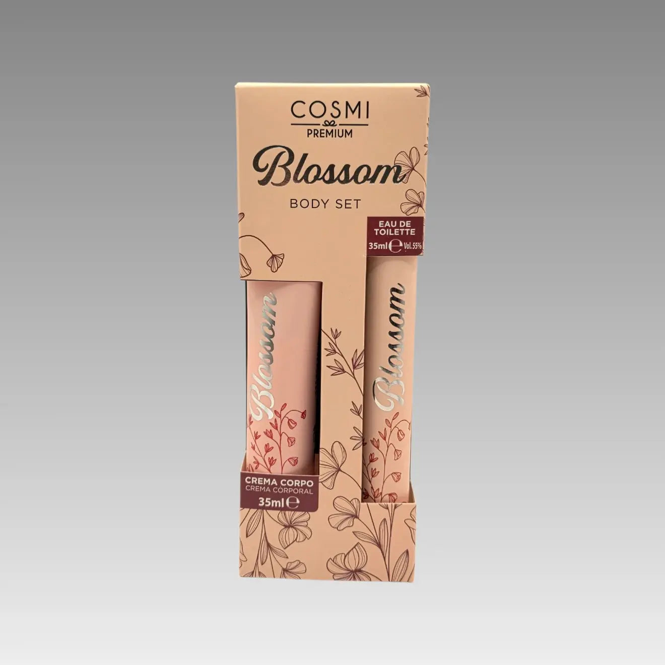 Set de crema corporal y EDT
